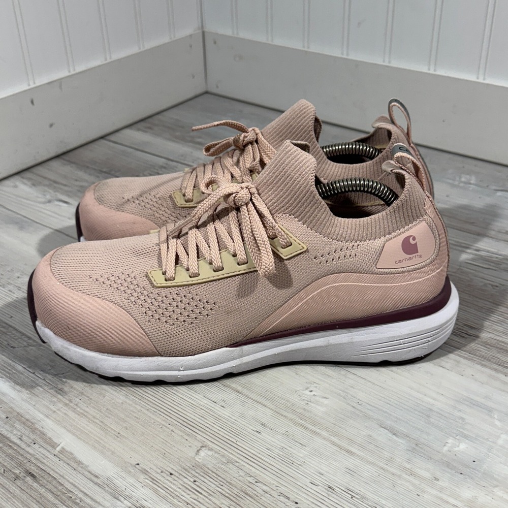 Carhartt Haslett SD Womens Work Shoes 7.5 M Comfort Nano Toe Light Pink Sneaker - Picture 2 of 10